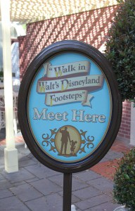 walk in footsteps meeting sign